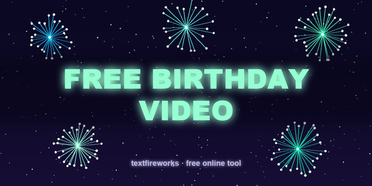 How to Make a Birthday Video Online for Free (No Watermark)