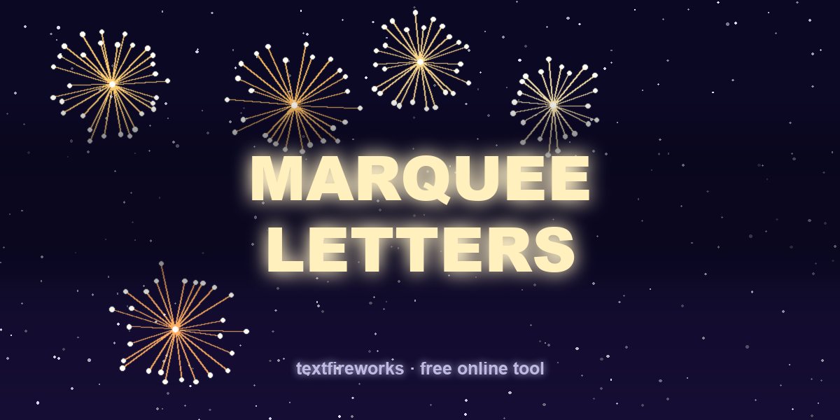 Why Marquee Light-Up Letters Feel So Festive