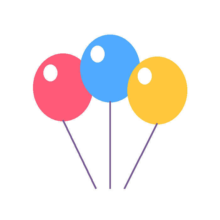 Free happy birthday clipart PNG 2 with transparent background
