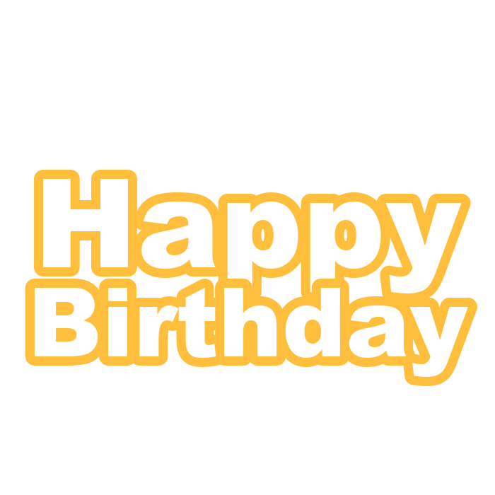 Free happy birthday clipart PNG 11 with transparent background
