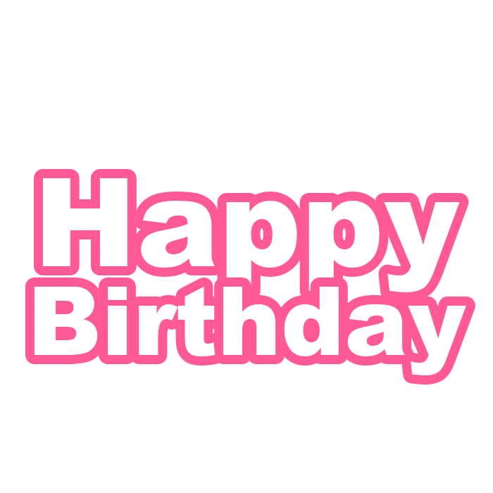 Free happy birthday clipart PNG 12 with transparent background